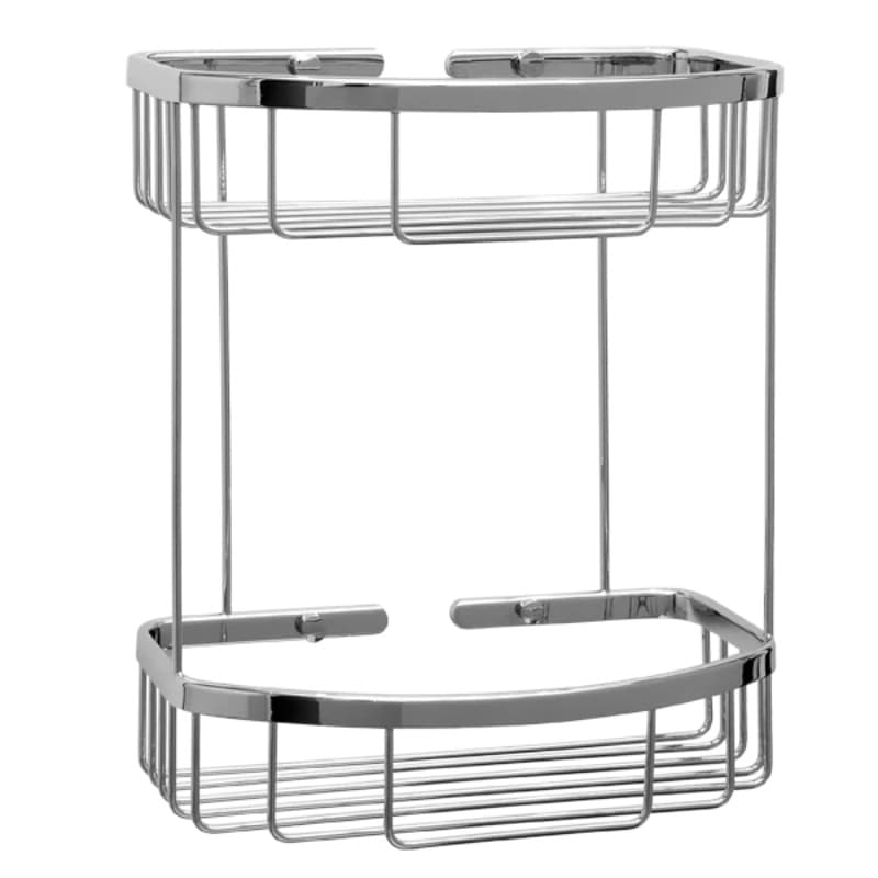 Θήκη παραλληλόγραμμη Διπλή Verdi 9021422 Χρώμιο 27x12x30cm