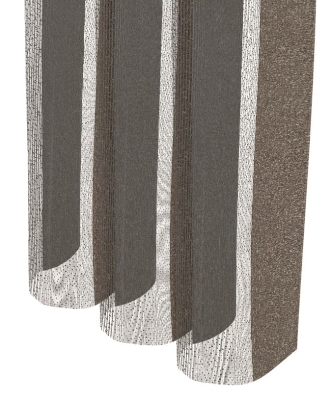 Κάθετη Κουρτίνα Wave Verticurtain Anartisi BK-51 Καφέ