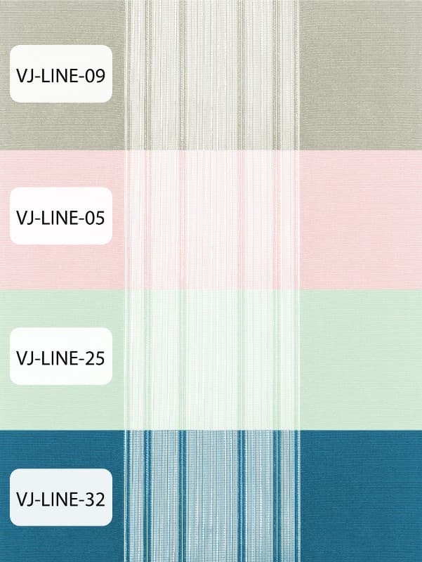 Κάθετη Κουρτίνα Wave Verticurtain Enis VJ-LINE-25 Πράσινο - 3