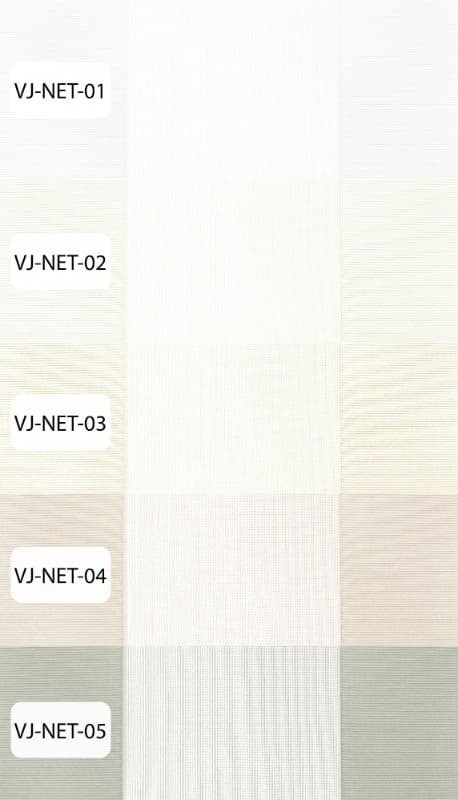 Κάθετη Κουρτίνα Wave Verticurtain Enis VJ-NET-01 Λευκό - 3
