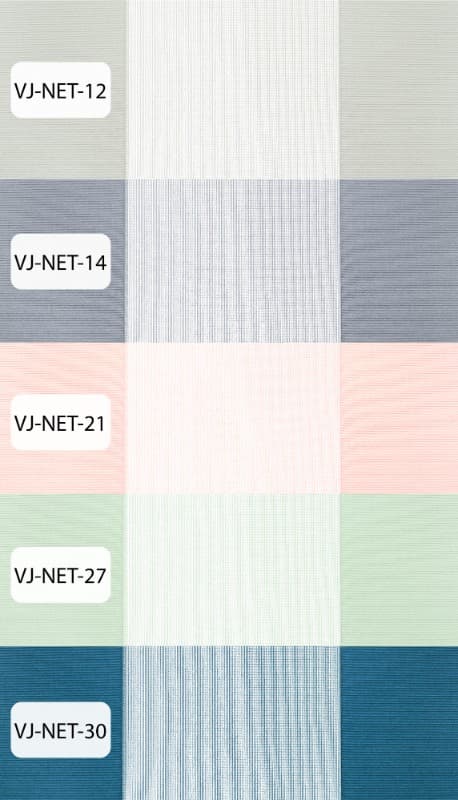 Κάθετη Κουρτίνα Wave Verticurtain Enis VJ-NET-27 Πράσινο - 3