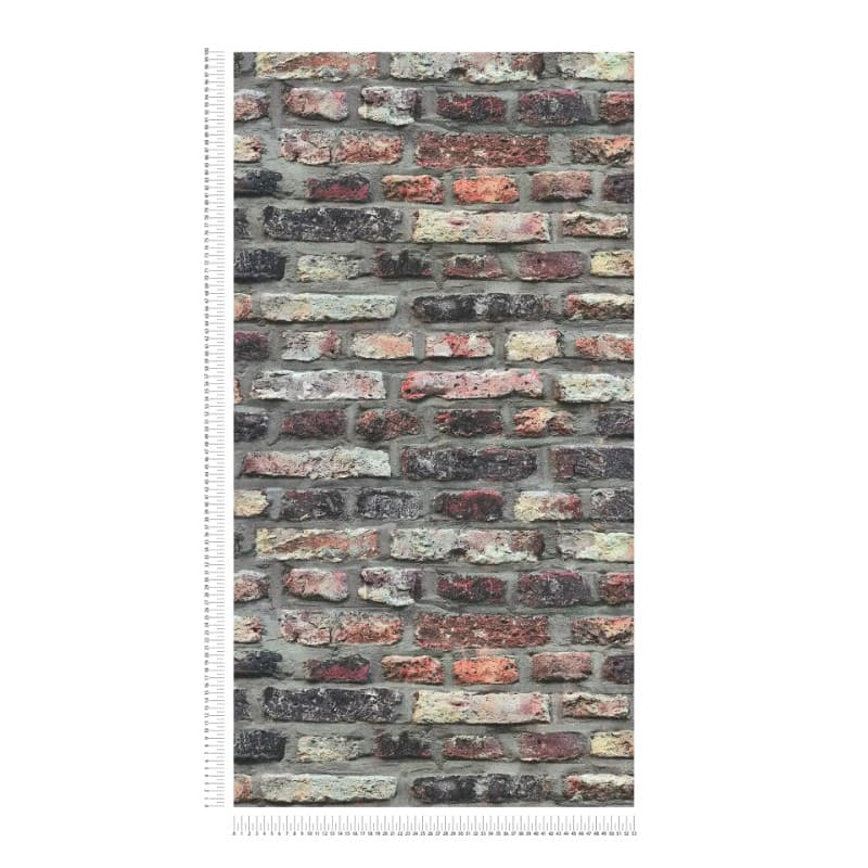 Ταπετσαρία Τοίχου AS Creation Elements 362811 0,53x10,05 Γκρι Καφέ Κόκκινο - 3