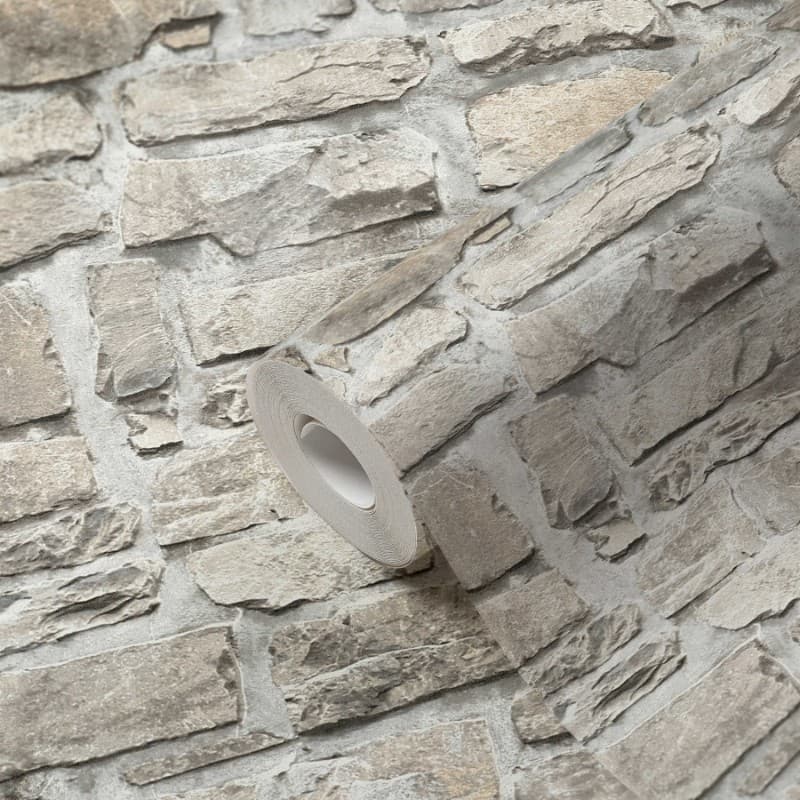 Ταπετσαρία Τοίχου AS Creation Elements 363702 0,53x10,05 Μπεζ Γκρι - 8