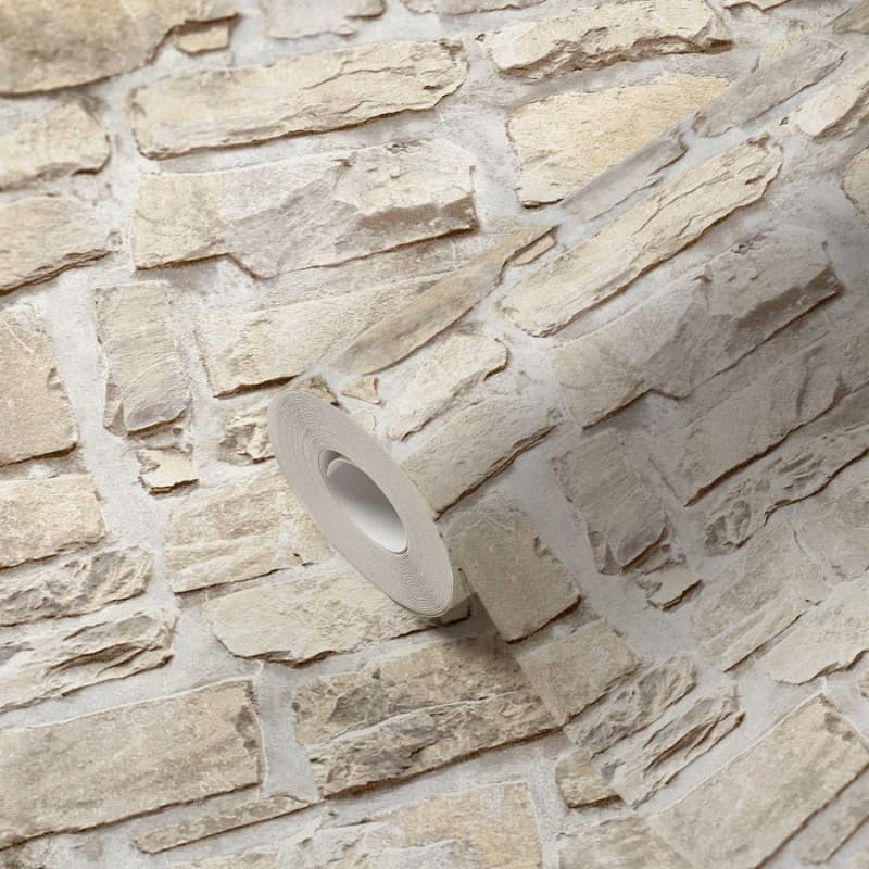 Ταπετσαρία Τοίχου AS Creation Elements 363703 0,53x10,05 Μπεζ Εκρού - 7