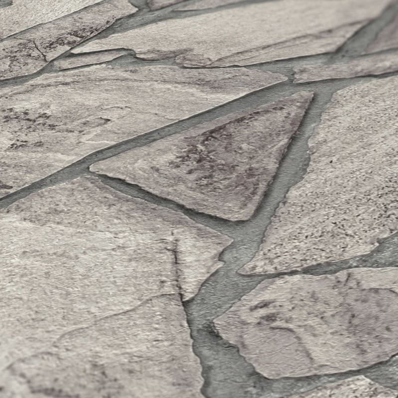 Ταπετσαρία Τοίχου AS Creation Elements 389336 0,53x10,05 Γκρι - 6