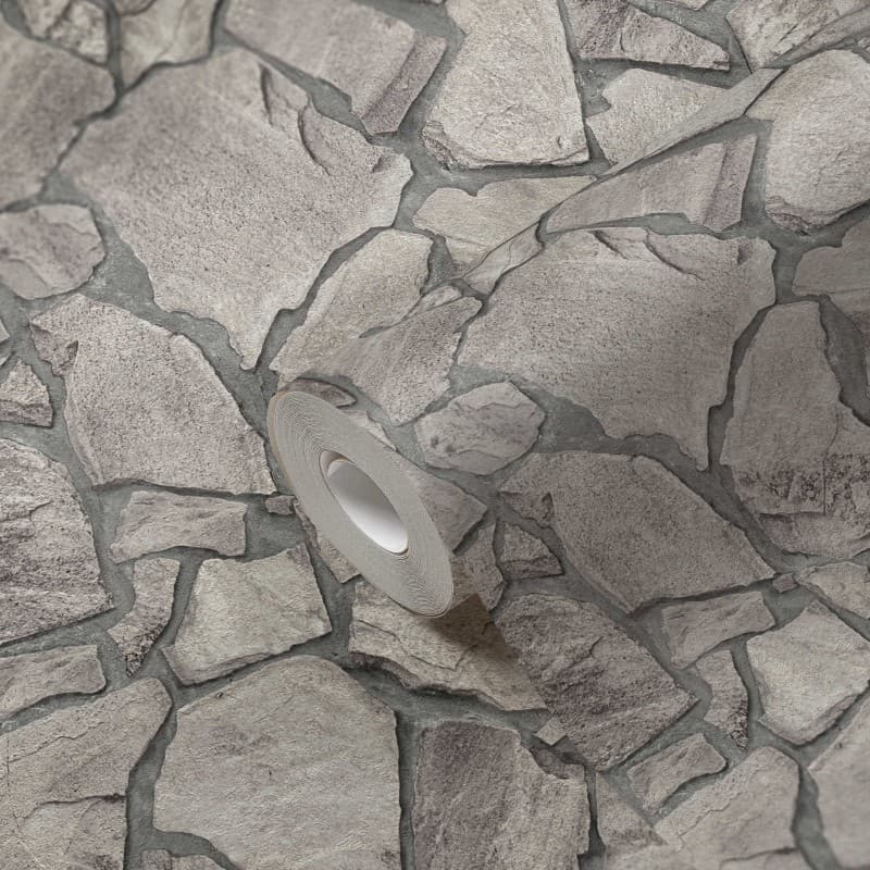 Ταπετσαρία Τοίχου AS Creation Elements 389336 0,53x10,05 Γκρι - 9