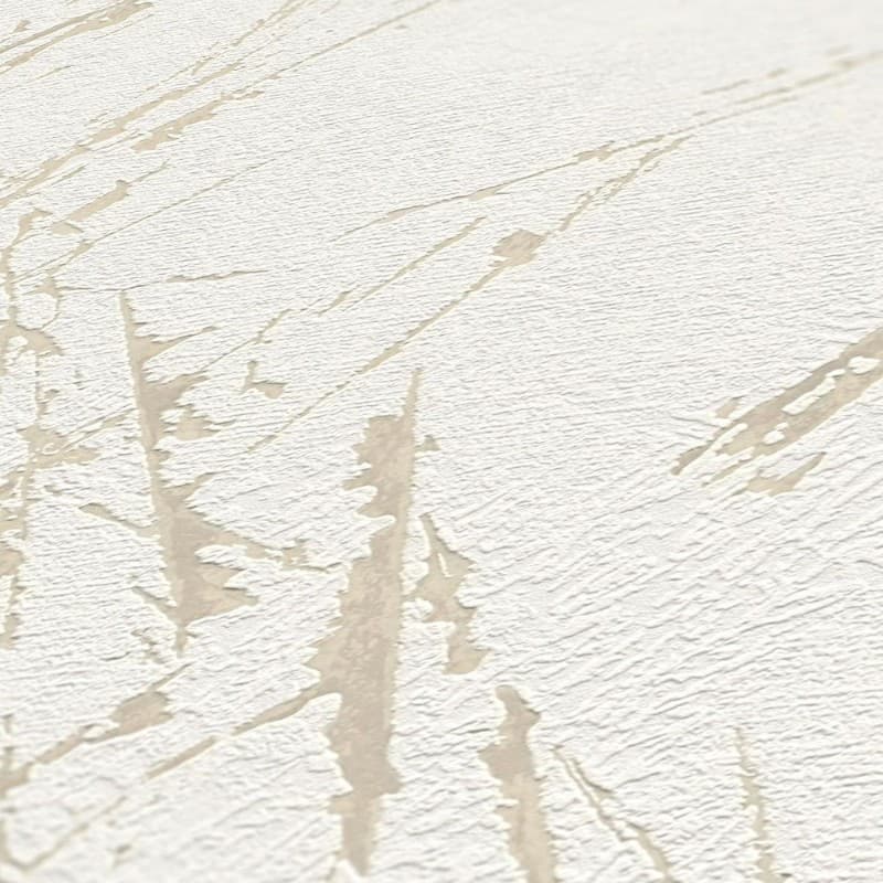 Ταπετσαρία Τοίχου AS Creation Elements 393363 0,53x10,05 Κρεμ Χρυσό - 6