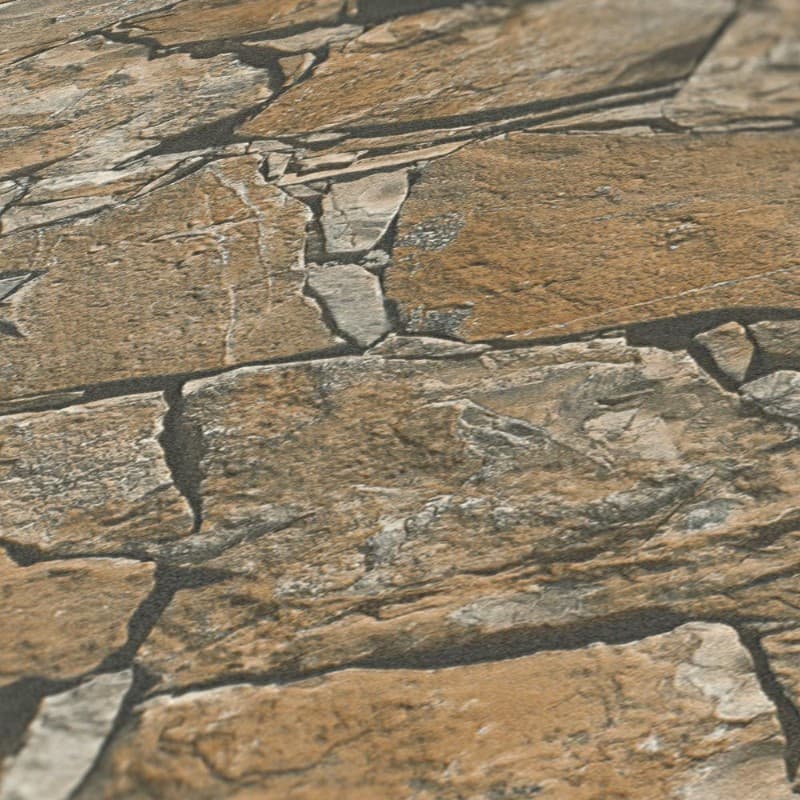 Ταπετσαρία Τοίχου AS Creation Elements 958631 0,53x10,05 Μπεζ Καφέ Γκρι - 8