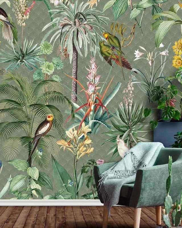 Ταπετσαρία Τοίχου Mural Panels Behang Expresse Floral Utopia INK 7557 2,00x2,80 - 2
