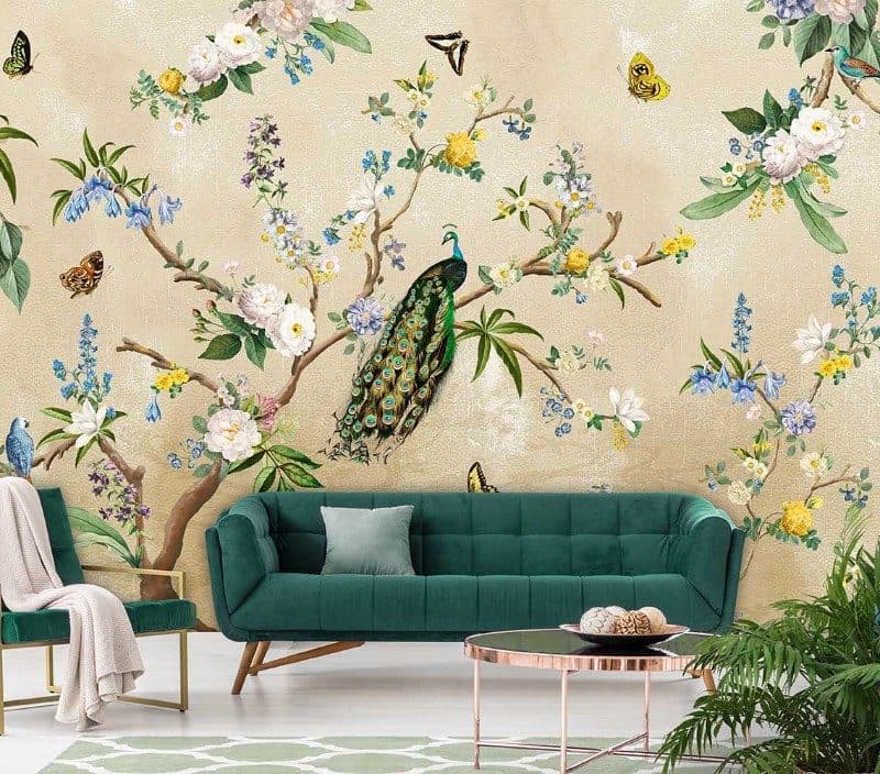 Ταπετσαρία Τοίχου Mural Panels Behang Expresse Floral Utopia INK 7559 4,00x2,80 - 2