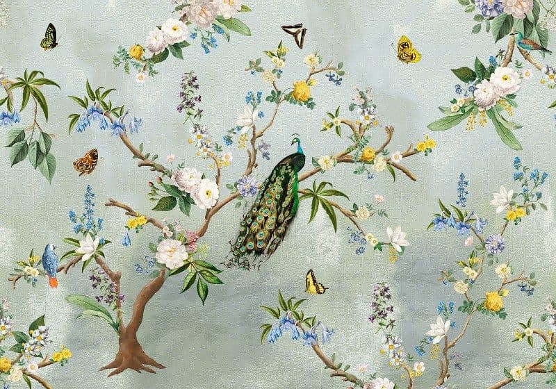 Ταπετσαρία Τοίχου Mural Panels Behang Expresse Floral Utopia INK 7560 4,00x2,80