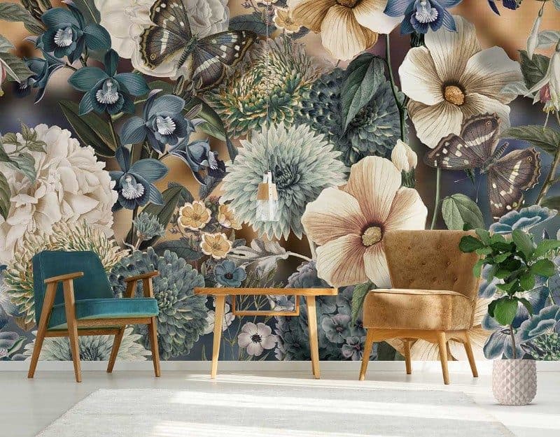 Ταπετσαρία Τοίχου Mural Panels Behang Expresse Floral Utopia INK 7576 4,00x2,80 - 2