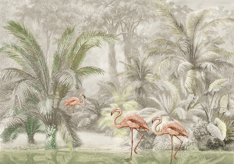 Ταπετσαρία Τοίχου Mural Panels Behang Expresse Floral Utopia INK 7588 4,00x2,80