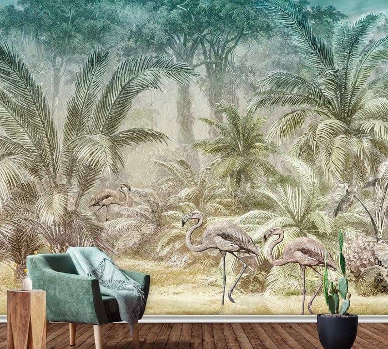 Ταπετσαρία Τοίχου Mural Panels Behang Expresse Floral Utopia INK 7589 4,00x2,80 - 2