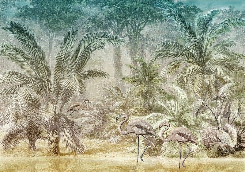 Ταπετσαρία Τοίχου Mural Panels Behang Expresse Floral Utopia INK 7589 4,00x2,80