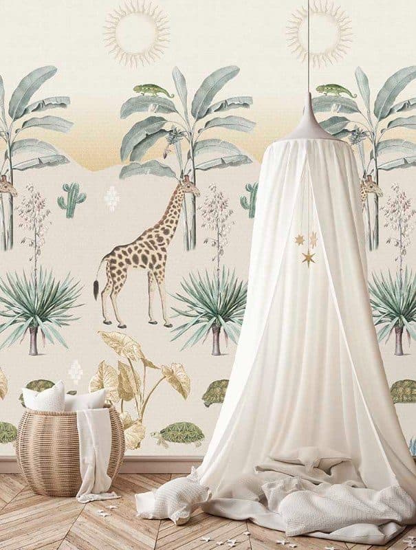 Ταπετσαρία Τοίχου Mural Panels Behang Expresse Sofie & Junar INK 7637 1,00x2,80 - 2