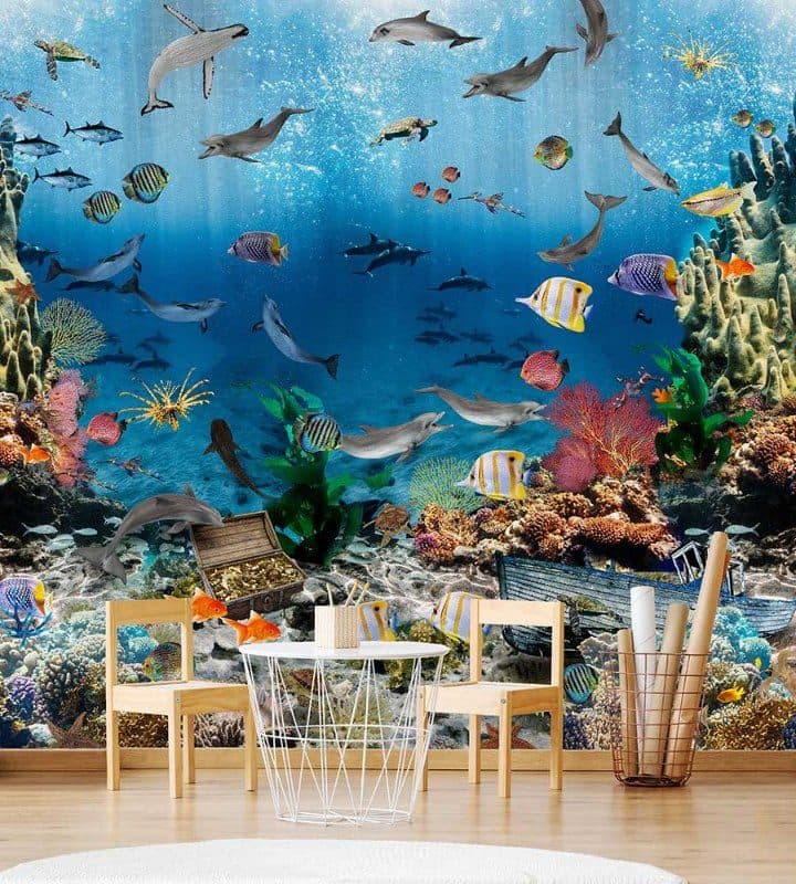 Ταπετσαρία Τοίχου Mural Panels Behang Expresse Sofie & Junar INK 7666 3,00x2,80 - 2