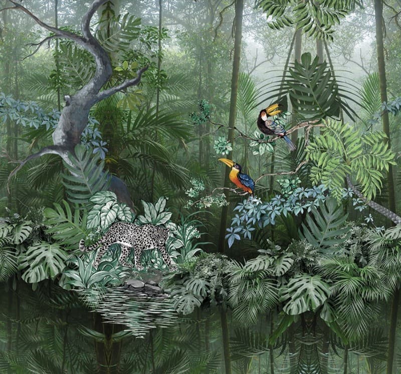 Ταπετσαρία Τοίχου Mural Panels Behang Checking out Nature TD 4104 3,00x2,80