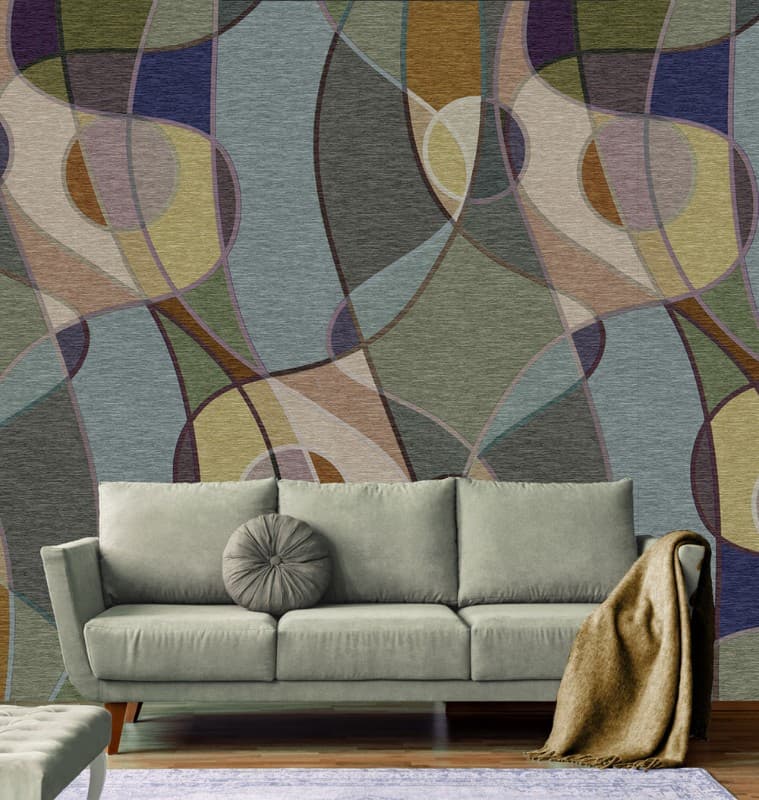 Ταπετσαρία Τοίχου Mural Panels Behang Expresse Connected INK 7849 2,00x2,80 - 2
