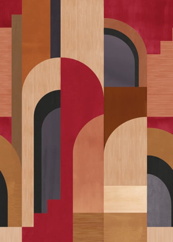 Ταπετσαρία Τοίχου Mural Panels Behang Expresse Connected INK 7873 2,00x2,80
