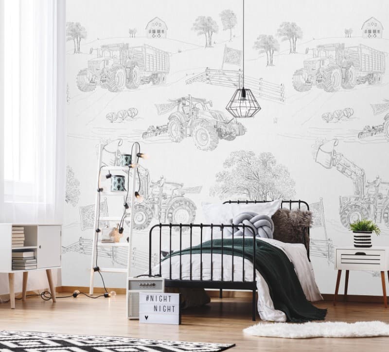 Ταπετσαρία Τοίχου Mural Panels Behang Olive & Noah INK 7836 2,00x2,80 - 2
