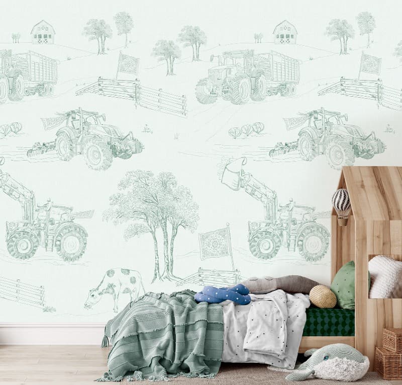 Ταπετσαρία Τοίχου Mural Panels Behang Olive & Noah INK 7837 2,00x2,80 - 2