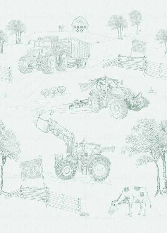 Ταπετσαρία Τοίχου Mural Panels Behang Olive & Noah INK 7837 2,00x2,80