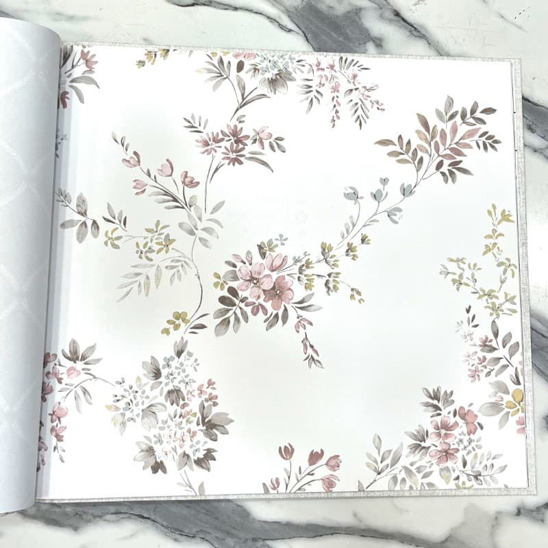 Ταπετσαρία Τοίχου Cristiana Masi Fiori Country 8 12313 0,53x10,05 Λευκό Ροζ - 2