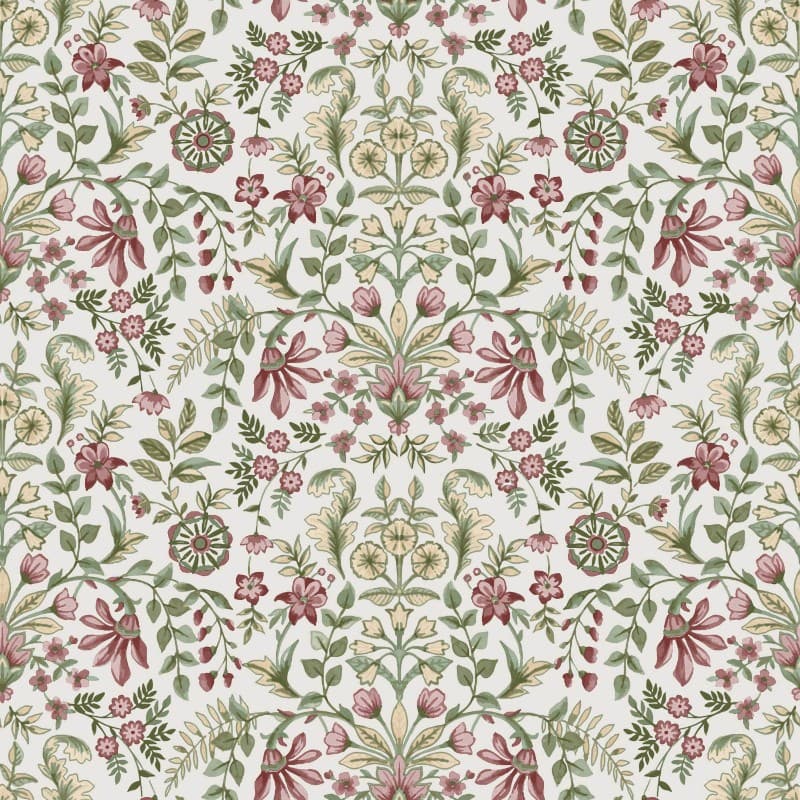 Ταπετσαρία Τοίχου Cristiana Masi Fiori Country 8 12328 0,53x10,05 Μπορτώ Πράσινο