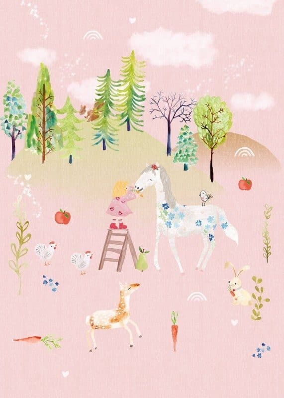 Ταπετσαρία Τοίχου Mural Panels Behang Expresse Kate & Anty INK 7450 2,00x2,80