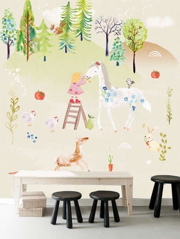 Ταπετσαρία Τοίχου Mural Panels Behang Expresse Kate & Anty INK 7452 2,00x2,80 - 2