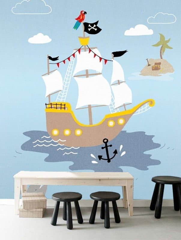 Ταπετσαρία Τοίχου Mural Panels Behang Expresse Kate & Anty INK 7463 2,00x2,80 - 2