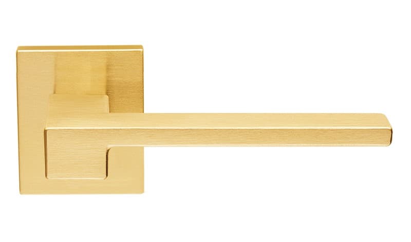 Πόμολα Πόρτας με Ροζέτα ILAVIO 2444 Brass Mat