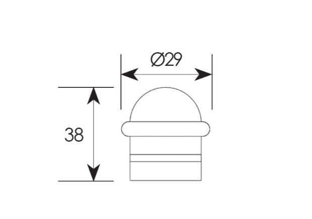 Διαστάσεις για Στοπ Πόρτας Zogometal 957