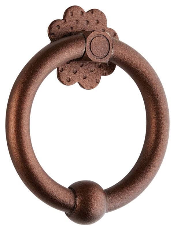 Ρόπτρο Πόρτας Zogometal 205 Αντικέ Σκουριά 12,2x14,5cm