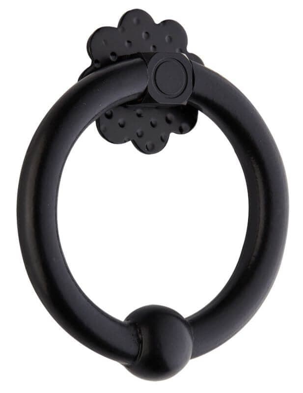 Ρόπτρο Πόρτας Zogometal 205 Μαύρο 12,2x14,5cm