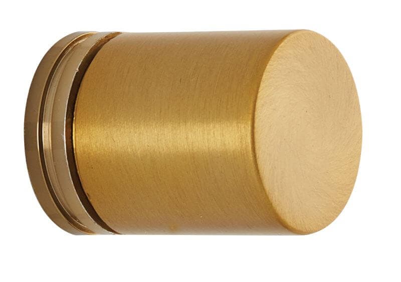 Πόμολο Επίπλων Zogometal 02 Ματ Όρο / Γυαλιστερό Όρο Φ22mm