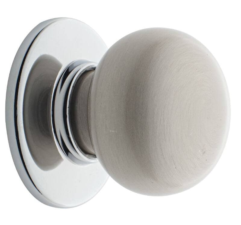 Πόμολο Επίπλων Zogometal 04 Ματ Νίκελ / Χρώμιο Φ28mm