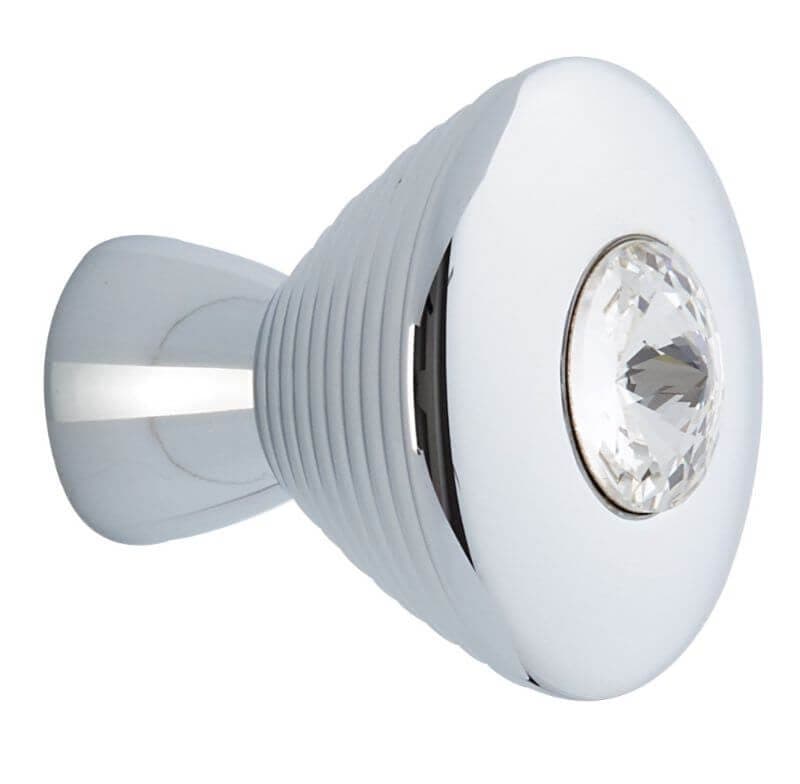 Πόμολο Επίπλων Zogometal 31 Χρώμιο / Κρύσταλλο Φ24mm