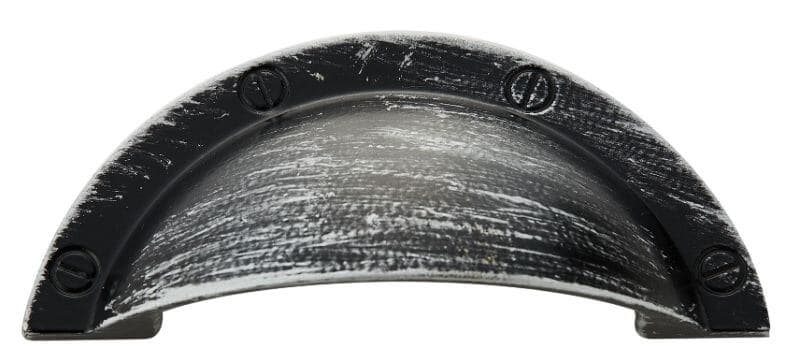 Χούφτα Επίπλων Εξωτερική Zogometal 36 064mm Μαύρο Πατίνα Ασημί