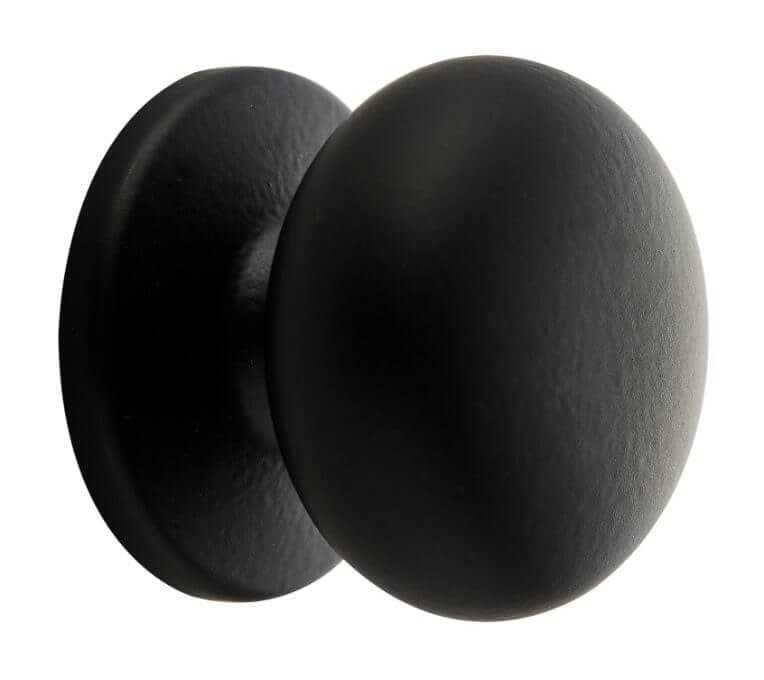 Πόμολο Επίπλων Zogometal 59 Ματ Μαύρο Φ30mm