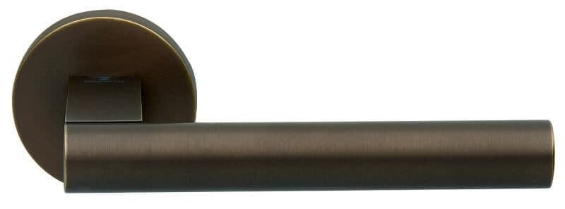 Πόμολα Πόρτας με Ροζέτα Zogometal 2181 Dark Bronze