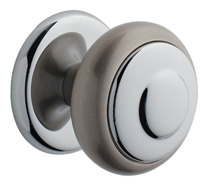 Μπουλ Εξώθυρας Zogometal 85 Ματ Νίκελ / Χρώμιο Φ74mm