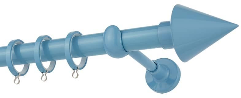 Μεταλλικό Κουρτινόξυλο Zogometal CP4146 Φ25mm Γαλάζιο