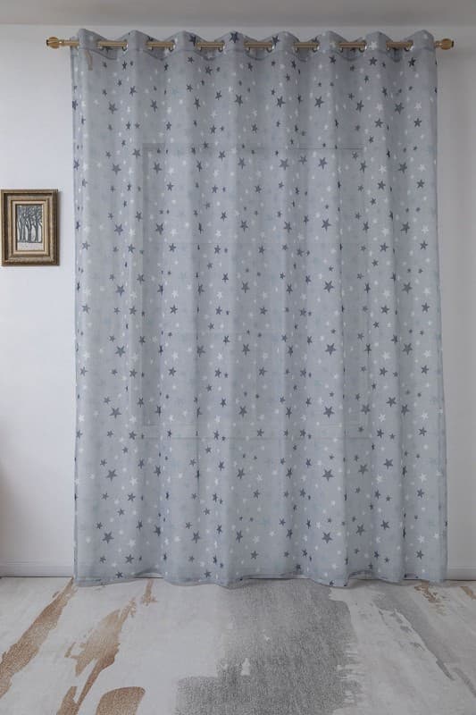 Κουρτίνα Beauty Home Art 6121 Μπλε 280x280cm - 5