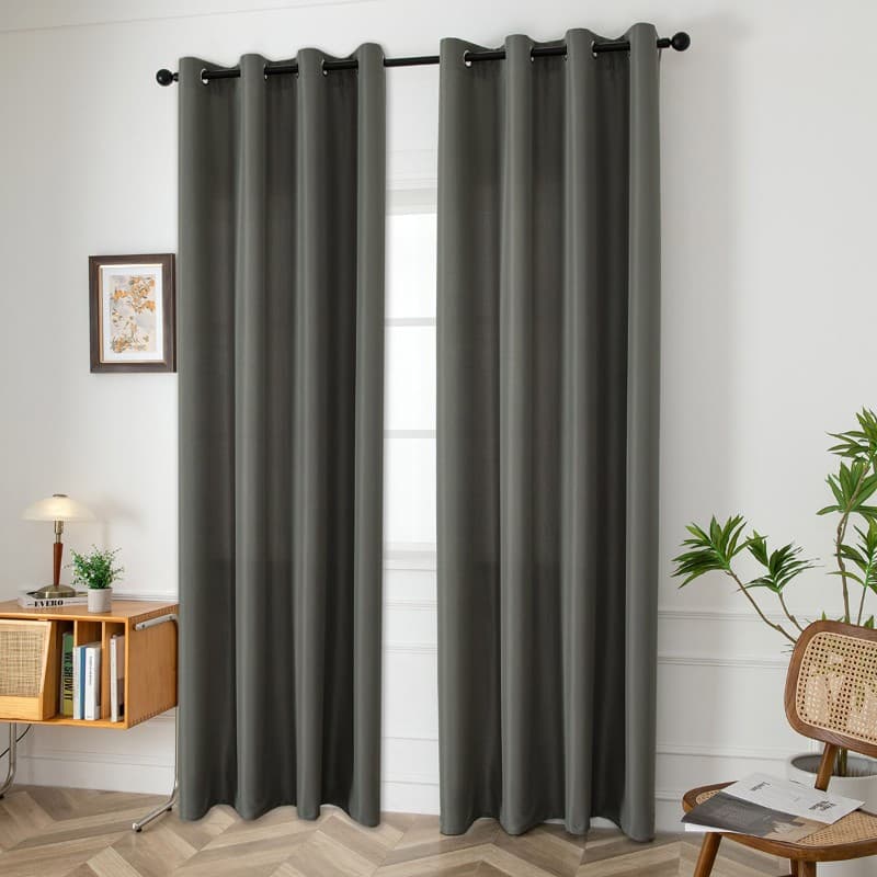 Κουρτίνα Beauty Home Effect Art 8443 Ανθρακί 140x270cm - 2