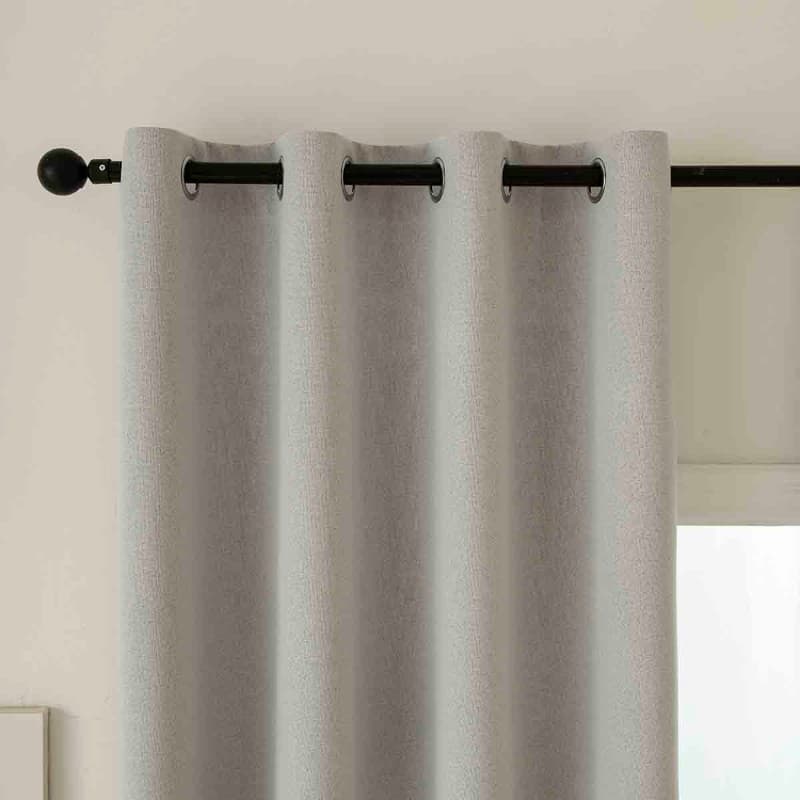 Κουρτίνα Beauty Home Blackout Total Art 8446 Ασημί 140x270cm - 5