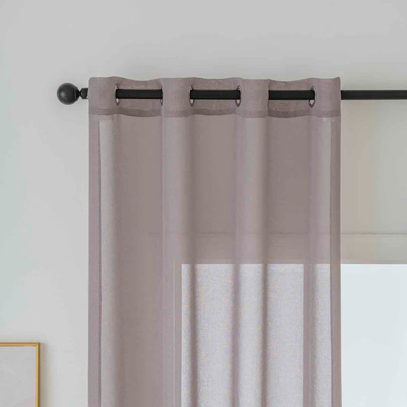 Κουρτίνα Beauty Home γάζα Sharp Art 8448 Αμέθυστος 140x270cm - 4