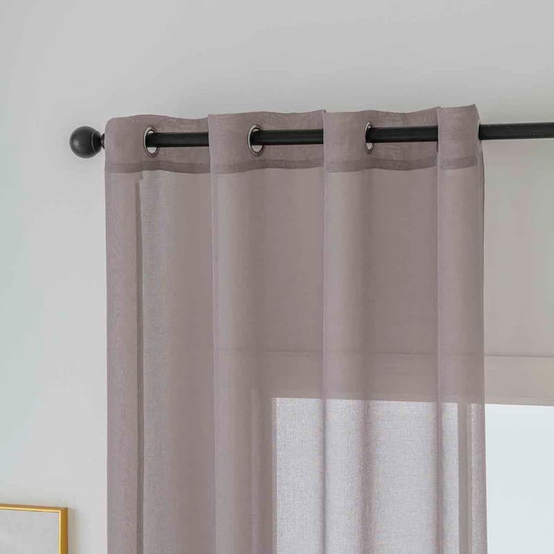 Κουρτίνα Beauty Home γάζα Sharp Art 8448 Αμέθυστος 140x270cm - 5