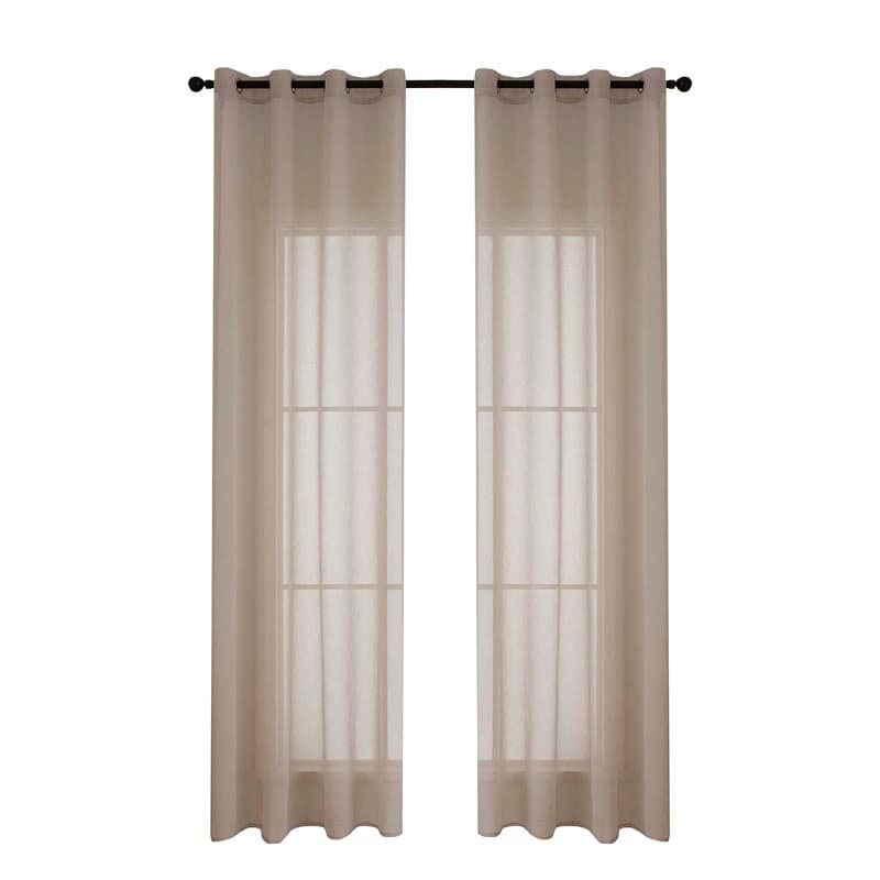 Κουρτίνα Beauty Home γάζα Sharp Art 8448 Άμμου 140x270cm - 16